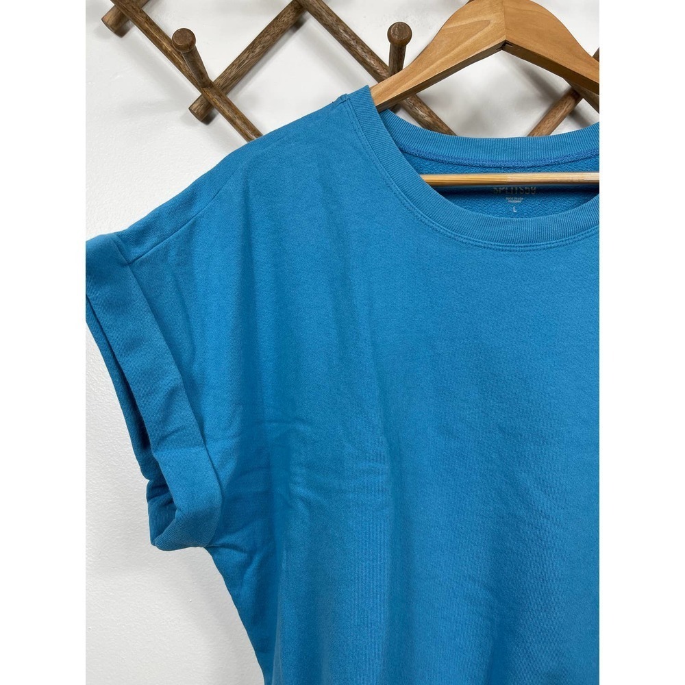 Splits59 Franky French Terry Sweatshirt in Blue Size L - Picture 4 of 10